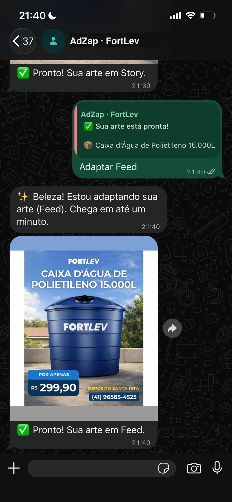Adaptação de Story para Feed, sem refazer nada