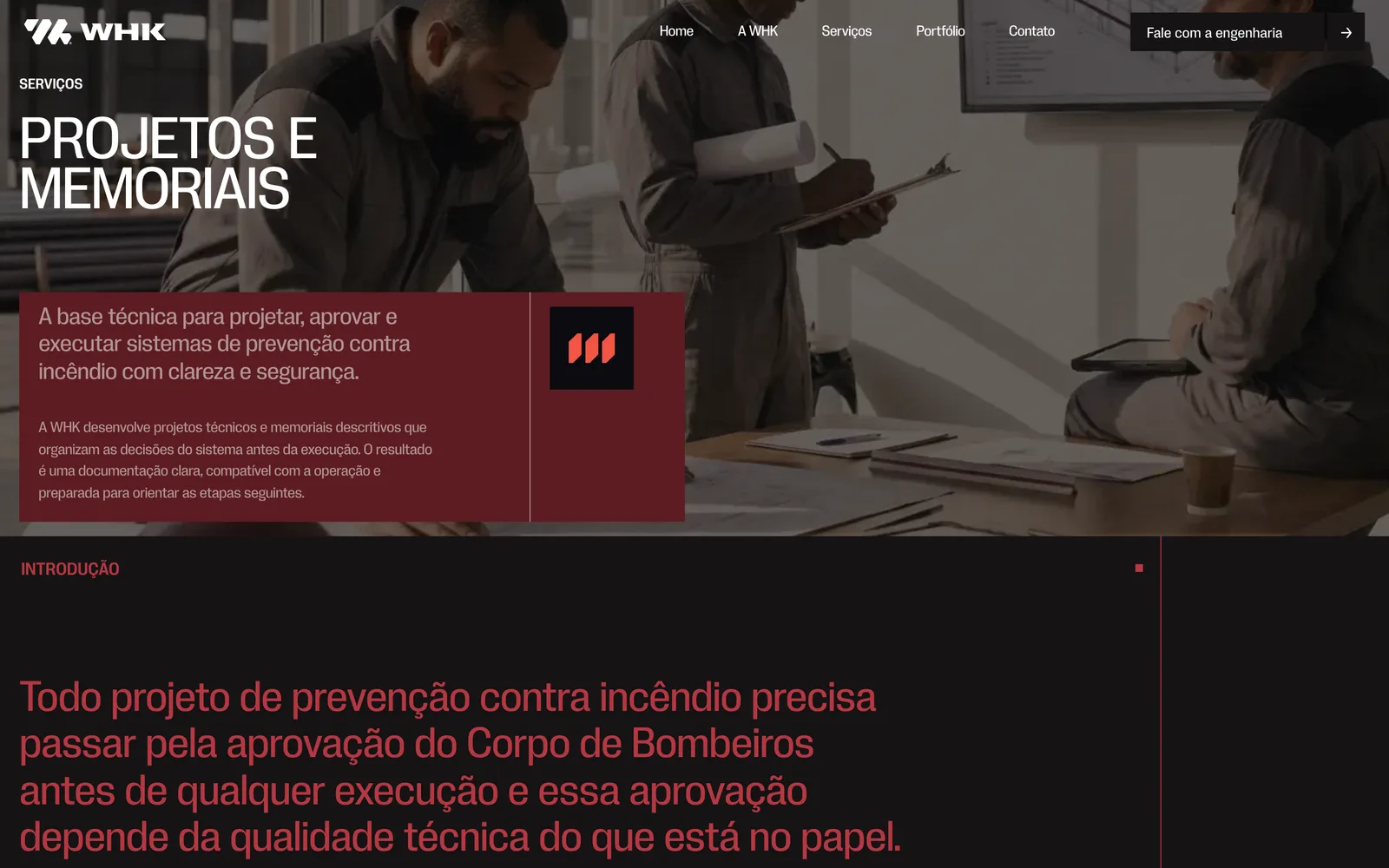 Projetos e memoriais