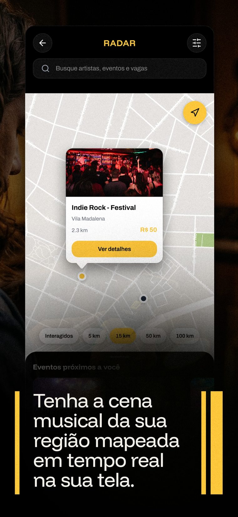 Radar — a cena musical da sua região mapeada em tempo real na sua tela